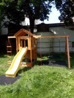 Spielplatz Monkey's Home Kleiner Pirat SAM mit roter Rutsche – Bild 10