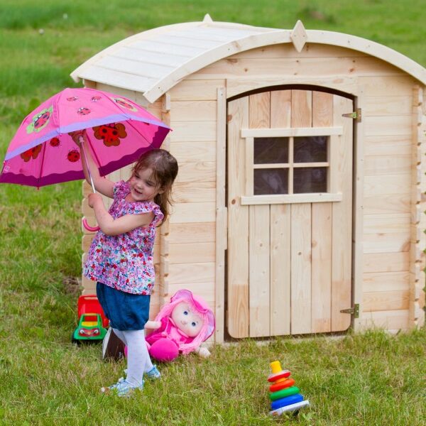 Kinderholzhaus M505 105x130x145cm