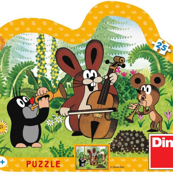 DINO Spiel Puzzle Maulwurf der Musikant (Maulwurf) 25 Teile in der Schachtel DINO Spiel Puzzle Maulwurf der Musikant (Maulwurf) 25 Teile in der Schachtel