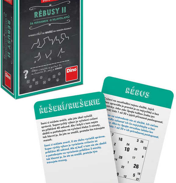 DINO Game Puzzles II 56 Rätsel und Knobelaufgaben in einer Box DINO Game Puzzles II 56 Rätsel und Knobelaufgaben in einer Box