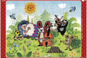DINO Puzzle Brett 40 Teile Maulwurf und die Band (Mole) 32x24cm Puzzle DINO Puzzle Brett 40 Teile Maulwurf und die Band (Mole) 32x24cm Puzzle