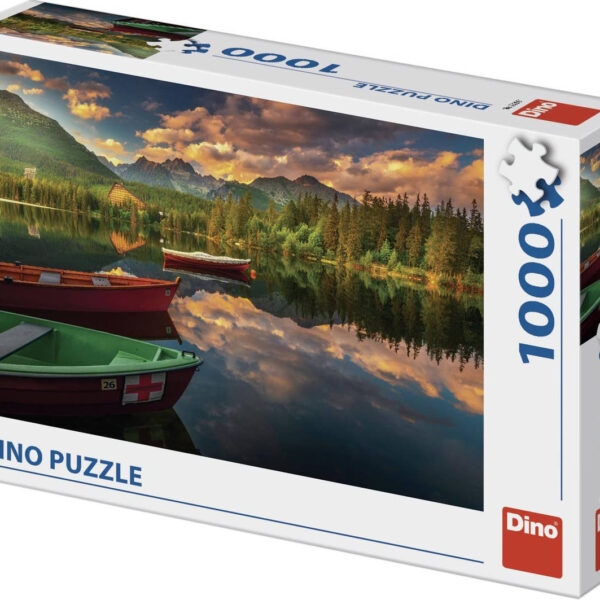 DINO Puzzle Štrbské pleso 66x47cm Fotopuzzle 1000 Teile in einer Box DINO Puzzle Štrbské pleso 66x47cm Fotopuzzle 1000 Teile in einer Box