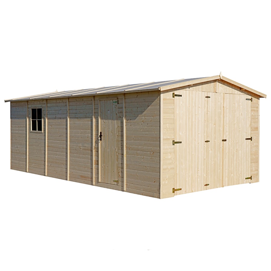 drevena-garaz Holzgarage 600 x 300 cm Holzgarage