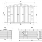 Garage aus Holz 600 x 300 cm – Bild 2