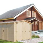 Garage aus Holz 600 x 300 cm – Bild 3