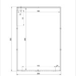 Garage aus Holz 200 x 300 cm – Bild 2