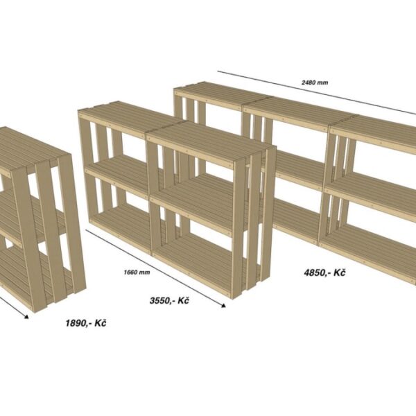 Holzregal Herold (83