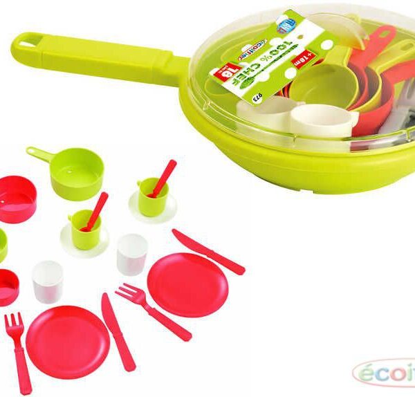 ECOIFFIER Kinderkochgeschirr-Set Küchenpfanne mit Zubehör PLAST ECOIFFIER Kinderkochgeschirr-Set Küchenpfanne mit Zubehör PLAST