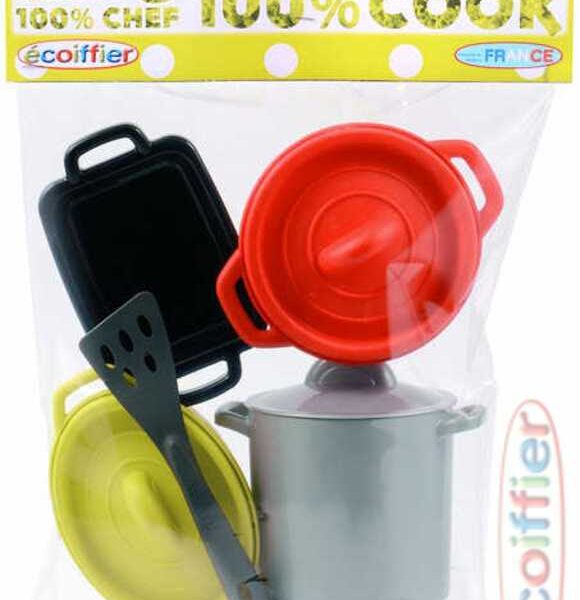 ECOIFFIER Kochutensilien-Set 5 Stück in Tasche PLAST ECOIFFIER Kochutensilien-Set 5 Stück in Tasche PLAST
