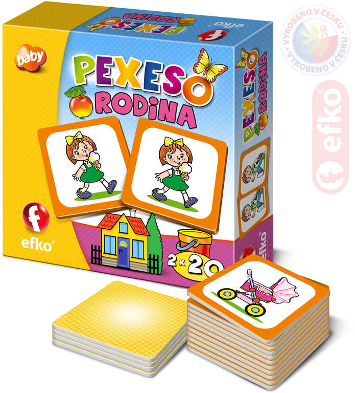 efko-hra-baby-pexeso-rodina EFKO Game Baby-Memory-Spiel Family EFKO Game Baby-Memory-Spiel Family