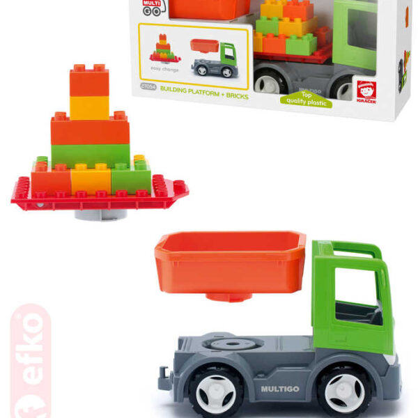 EFKO Toy MultiGO Car Truck Set 2 Eimer + Würfel 9tlg. BAUSET EFKO Toy MultiGO Car Truck Set 2 Eimer + Würfel 9tlg. BAUSET