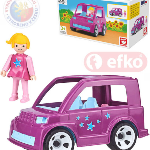 EFKO TOY MultiGO Auto Pinky Star Set mit Kunststoff-Figur SET EFKO TOY MultiGO Auto Pinky Star Set mit Kunststoff-Figur SET