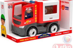 EFKO TOY MultiGO FIRE Auto Feuerwehrleute multicab mit Fahrer EFKO TOY MultiGO FIRE Auto Feuerwehrleute multicab mit Fahrer
