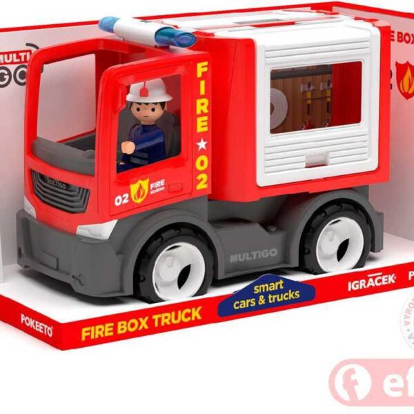 EFKO TOY MultiGO FIRE Auto Feuerwehrleute multicab mit Fahrer EFKO TOY MultiGO FIRE Auto Feuerwehrleute multicab mit Fahrer