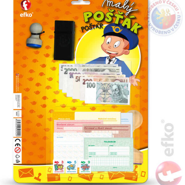 EFKO Little Postman auf einer Karte EFKO Little Postman auf einer Karte