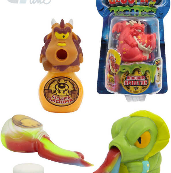 EP Line Gloopers Monsterset Gummifigur mit Schleimbehälter 8 Arten EP Line Gloopers Monsterset Gummifigur mit Schleimbehälter 8 Arten