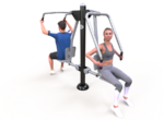 Fitnessgerät - Brust - Schulterstärkungsgerät - F22 – Bild 2