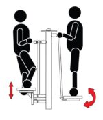 Fitnessgerät - Stapper und Surfbrett - F36 – Bild 3