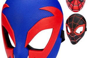 HASBRO Basic Kunststoff Spiderman Maske auf Gummiband 3 Typen HASBRO Basic Kunststoff Spiderman Maske auf Gummiband 3 Typen