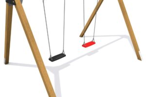 Duoswing-Schaukel mit klassischen Sitzen Duoswing-Schaukel mit klassischen Sitzen