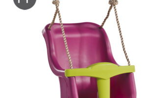 Monkey's Home Baby Luxe Kunststoffschaukel DARK PINK .