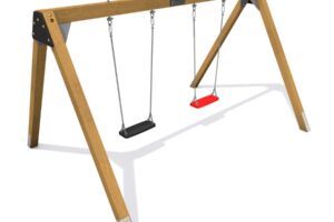 Duoswing Mini-Schaukel mit klassischen Sitzen Duoswing Mini-Schaukel mit klassischen Sitzen
