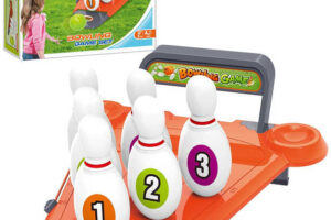 Bowlingspiel Kinderset 6 Pins + 2 Kugeln Bowlingspiel Kinderset 6 Pins + 2 Kugeln