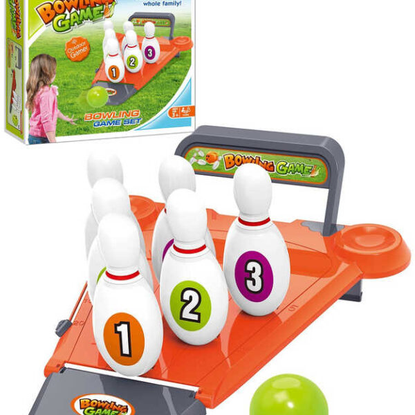 Bowlingspiel Kinderset 6 Pins + 2 Kugeln Bowlingspiel Kinderset 6 Pins + 2 Kugeln
