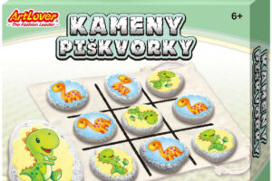 Spiel Piskvorky Dinosaurier Kreativset mit Natursteinen und Aufklebern Spiel Piskvorky Dinosaurier Kreativset mit Natursteinen und Aufklebern