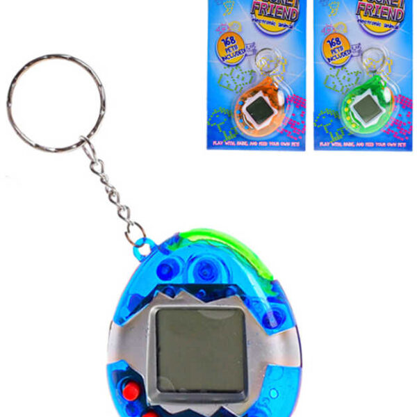 Spiel retro elektronische Tamagotchi 6cm Schlüsselanhänger Tier Batterie 3 Farben Spiel retro elektronische Tamagotchi 6cm Schlüsselanhänger Tier Batterie 3 Farben