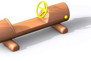 Spielende Bänke - Auto klein aus Akazie Spielende Bänke - Auto klein aus Akazie