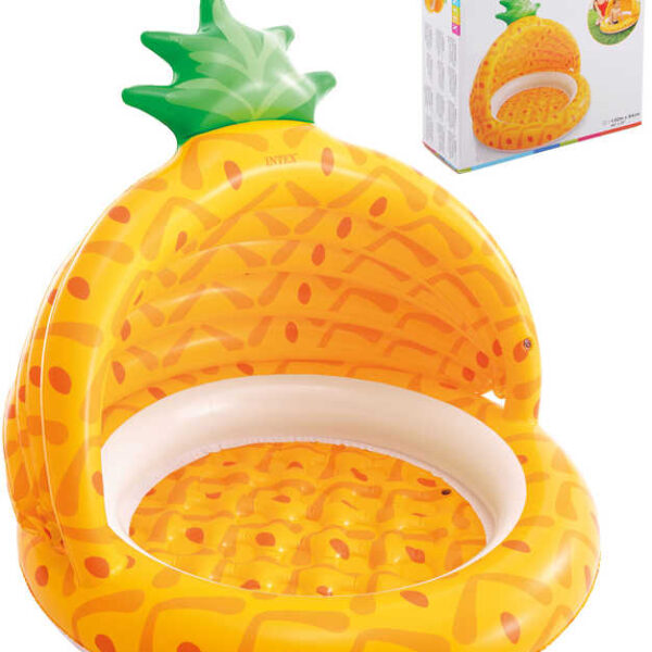 INTEX Aufblasbares Babybecken mit Überdachung Ananas 102x94cm 58414 INTEX Aufblasbares Babybecken mit Überdachung Ananas 102x94cm 58414
