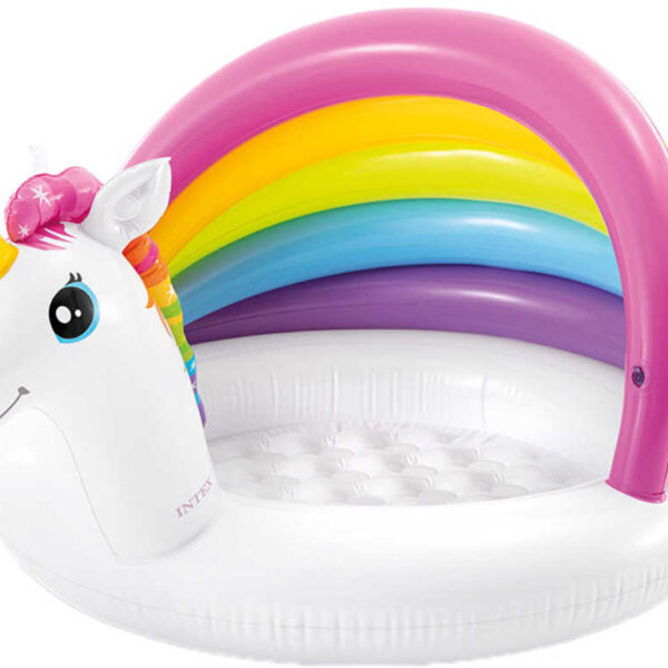 INTEX Baby-Planschbecken Einhorn 127x102x69cm für Wasser 57113 INTEX Baby-Planschbecken Einhorn 127x102x69cm für Wasser 57113