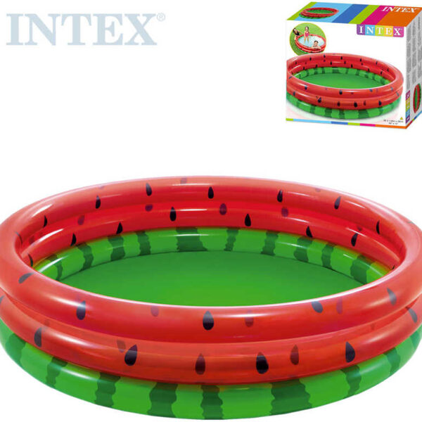 INTEX Baby-Pool aufblasbar rund 168x38cm Melone 58448 INTEX Baby-Pool aufblasbar rund 168x38cm Melone 58448