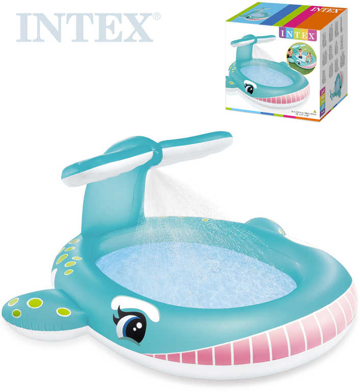 intex-baby-bazenek-se-sprchou-velryba-nafukovaci-brouzdaliste-57440 INTEX Babybecken mit Dusche Wal aufblasbares Planschbecken 57440 INTEX Babybecken mit Dusche Wal aufblasbares Planschbecken 57440