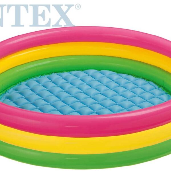 INTEX Kinderpool Sunset Glow Kreis 114x25cm aufblasbar 57412 INTEX Kinderpool Sunset Glow Kreis 114x25cm aufblasbar 57412
