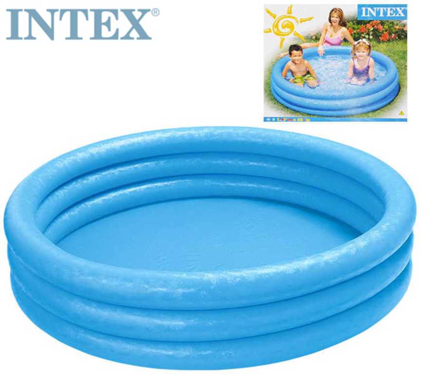 intex-bazen-kulaty-crystal-147x33cm-nafukovaci-modry-3-komory-58426 INTEX Rundpool Crystal 147x33cm aufblasbar blau 3 Kammern 58426 INTEX Rundpool Crystal 147x33cm aufblasbar blau 3 Kammern 58426