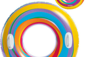 INTEX Schwimmkreis mit Griffen 91cm aufblasbares Wasserrad Vortex 2 Farben 59256 INTEX Schwimmkreis mit Griffen 91cm aufblasbares Wasserrad Vortex 2 Farben 59256