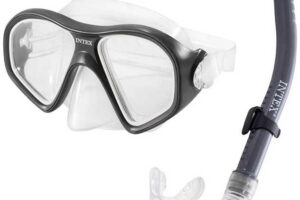 INTEX Reef Rider Tauchset Schwimmbrille + Schnorchel schwarz 55648 INTEX Reef Rider Tauchset Schwimmbrille + Schnorchel schwarz 55648