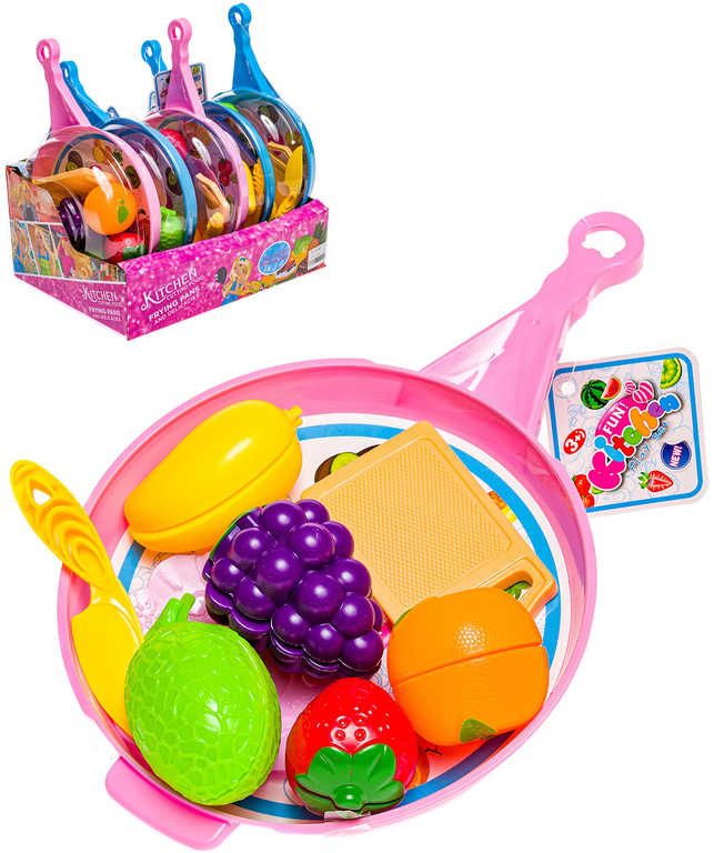 krajeci-ovoce-a-zelenina-kuchynsky-set-s-panvickou-a-doplnky-2-barvy-plast Obst- und Gemüseschneideküchen-Set mit Pfanne und Zubehör 2 Farben Kunststoff Obst- und Gemüseschneideküchen-Set mit Pfanne und Zubehör 2 Farben Kunststoff