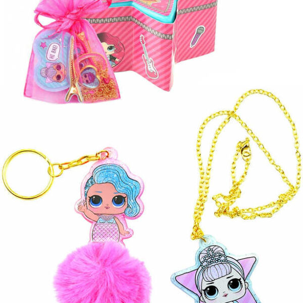 L.O.L. Set Kinderschmuck und Haarspangen Schmuck in verschiedenen Ausführungen in Stern L.O.L. Set Kinderschmuck und Haarspangen Schmuck in verschiedenen Ausführungen in Stern