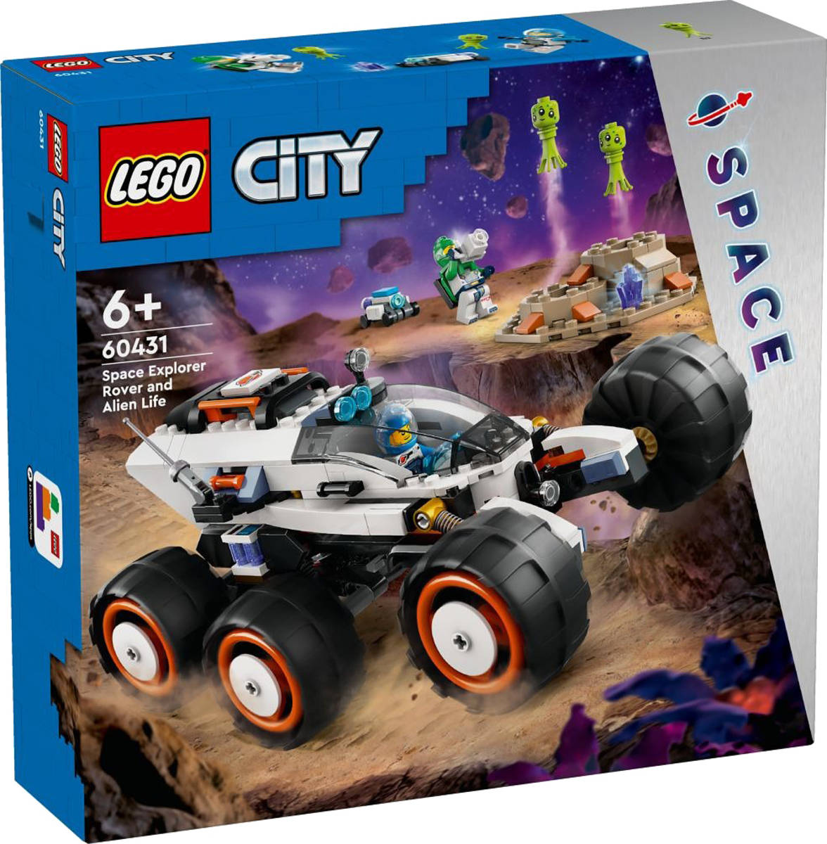 lego-city-pruzkumne-vesmirne-vozidlo-a-mimozemsky-zivot-60431-stavebnice LEGO CITY Erkundungsraumfahrzeug und außerirdisches Leben 60431 BAUEN LEGO CITY Erkundungsraumfahrzeug und außerirdisches Leben 60431 BAUEN
