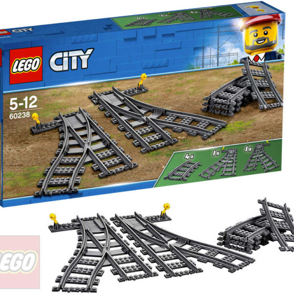 LEGO CITY Weichen und gebogene Gleise Ergänzung zur Zugstrecke 60238 BAUEN LEGO CITY Weichen und gebogene Gleise Ergänzung zur Zugstrecke 60238 BAUEN