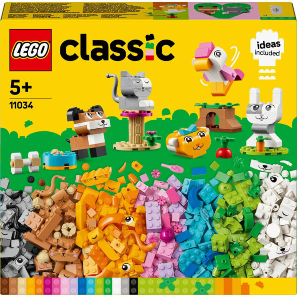 LEGO CLASSIC Kreative Haustiere 11034 BAUSPIELKASTEN LEGO CLASSIC Kreative Haustiere 11034 BAUSPIELKASTEN