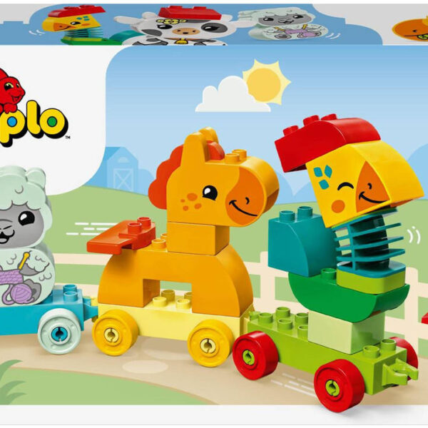 LEGO DUPLO Zug mit Tieren 10412 BAUKARTON LEGO DUPLO Zug mit Tieren 10412 BAUKARTON