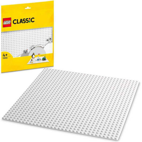 LEGO Weiße Matte für Baukästen 25x25cm 11026 LEGO Weiße Matte für Baukästen 25x25cm 11026