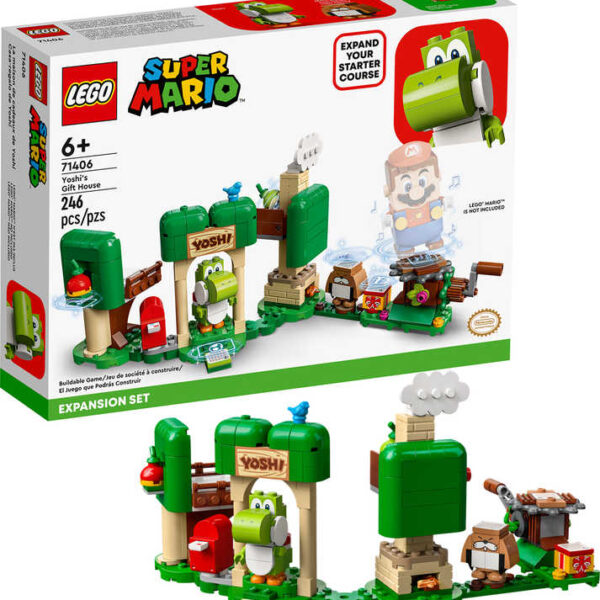 LEGO SUPER MARIO Yoshis Haus der Geschenke (Erweiterung) 71406 BAUSTEINE LEGO SUPER MARIO Yoshis Haus der Geschenke (Erweiterung) 71406 BAUSTEINE