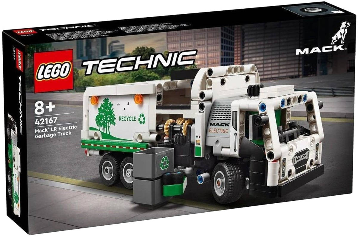 lego-technic-popelarsky-vuz-mack-lr-electric-42167-stavebnice LEGO TECHNIC Mack LR Electric Garbage Truck 42167 BUILDING LEGO TECHNIC Mack LR Electric Garbage Truck 42167 BUILDING
