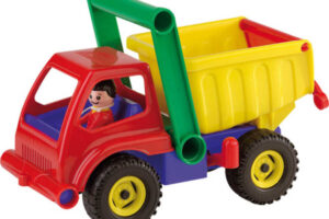 LENA Car bunter Aktivkipper 27cm mit Fahrer für Sand 4150 LENA Car bunter Aktivkipper 27cm mit Fahrer für Sand 4150