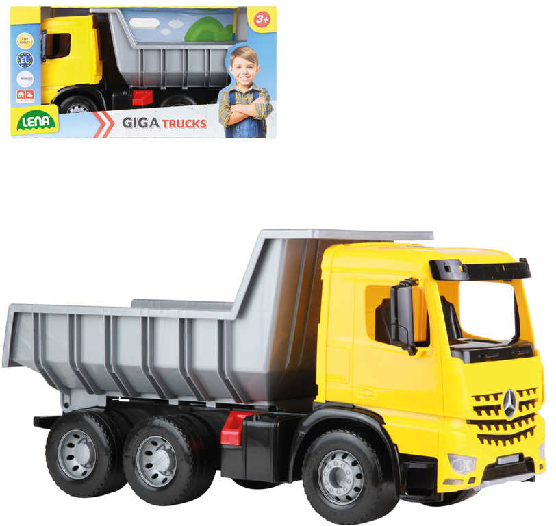 lena-auto-mercedes-arocs-sklapec-odstrkovadlo-70cm-3-ose-odrazedlo-na-pisek LENA Car Mercedes Arocs Kipper Kinderwagen 70cm 3-Achs-Sandroller LENA Car Mercedes Arocs Kipper Kinderwagen 70cm 3-Achs-Sandroller